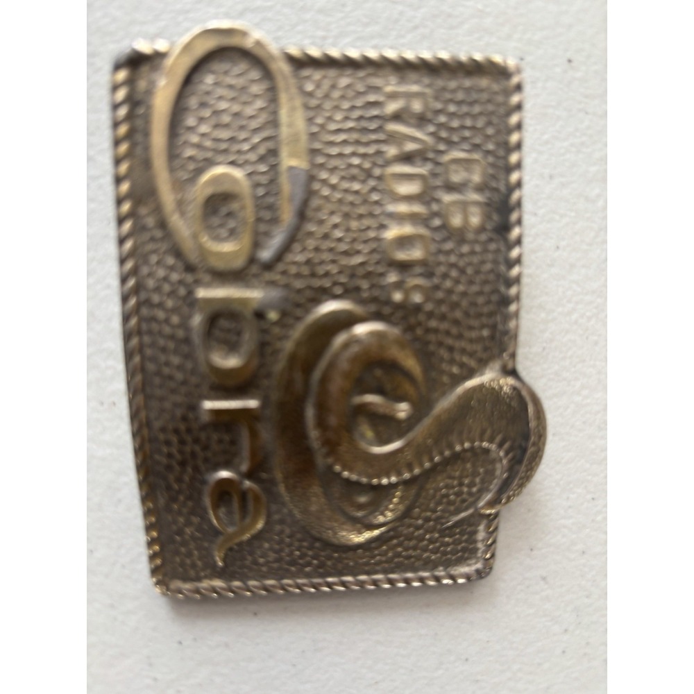 Vintage 1997 CB Radio Cobra Belt Buckle by Lewis Buckle Co of‎ Chicago, VG Cond.